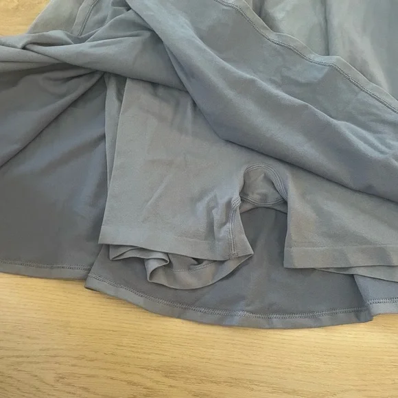 NWT HARMONY AND BALANCE Blue Grey Seamless Racerback Skort Active Dress Size XL - Picture 4 of 9